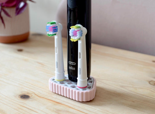 Compact Oral B Electric Toothbrush + Head Stand Holder With Drip Tray - Magnetic